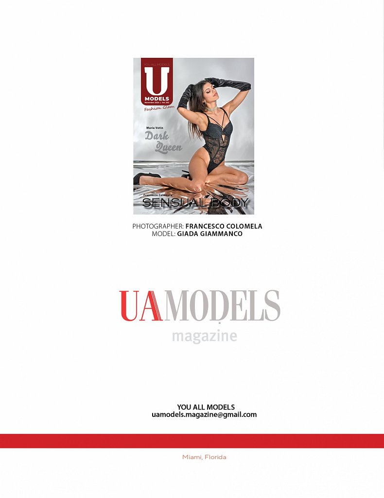 UA MODELS Magazine - Editoriale e Cover